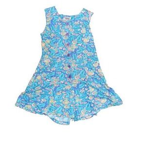 1980s Adini Sleeveless Floral Romper One-Piece